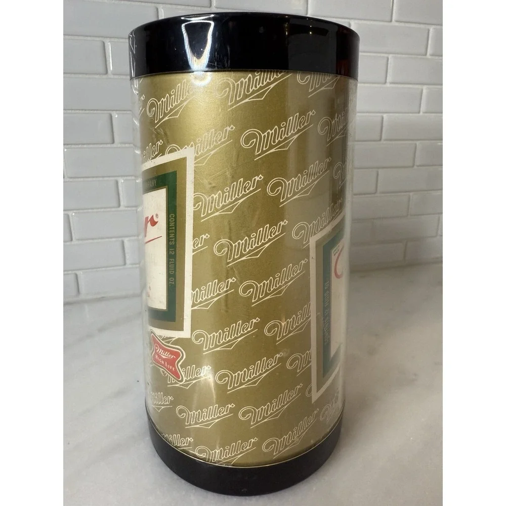 Vintage Miller High‎ Life Beer Plastic Thermo-Serv Stein Mug Champagne Of Beers
